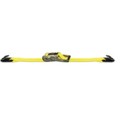 2" X 30' Ratchet Strap Assembly W/ Flat Hooks - 3,333 LBS WLL